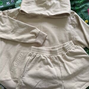 Parke Hoodie and Shorts in Dune